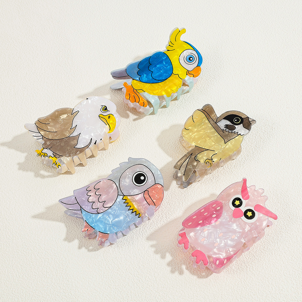 Women'S Eagles Accessories - Leuke Cartoon Vogel Acryl Haarklauw Clip