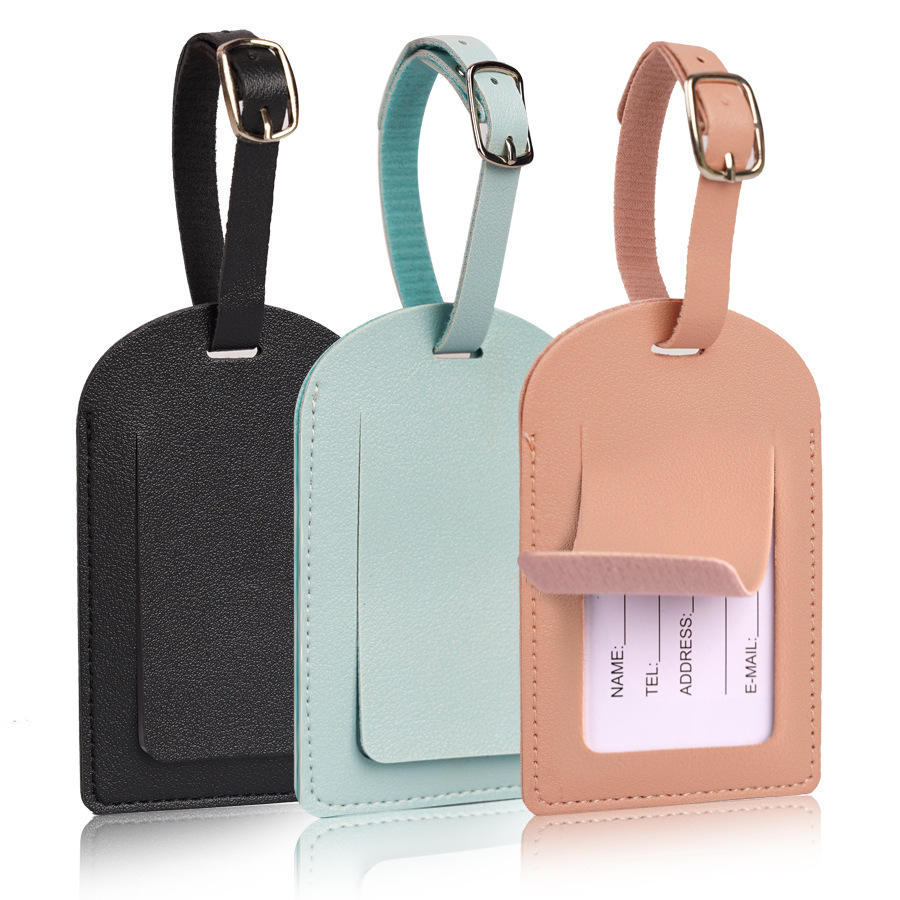 Women Accessories Name - Dames Heren Bagagelabels PU-leer Reisaccessoires Koffer