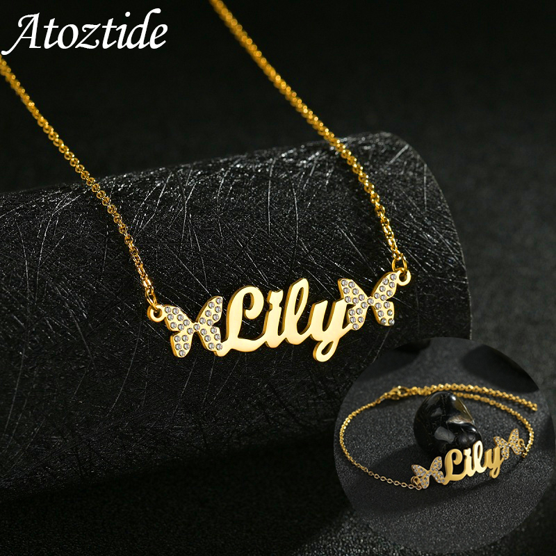 Women Accessories Gift Set - Atoztide Aangepaste Sieraden Set Kettingen Zirkoon