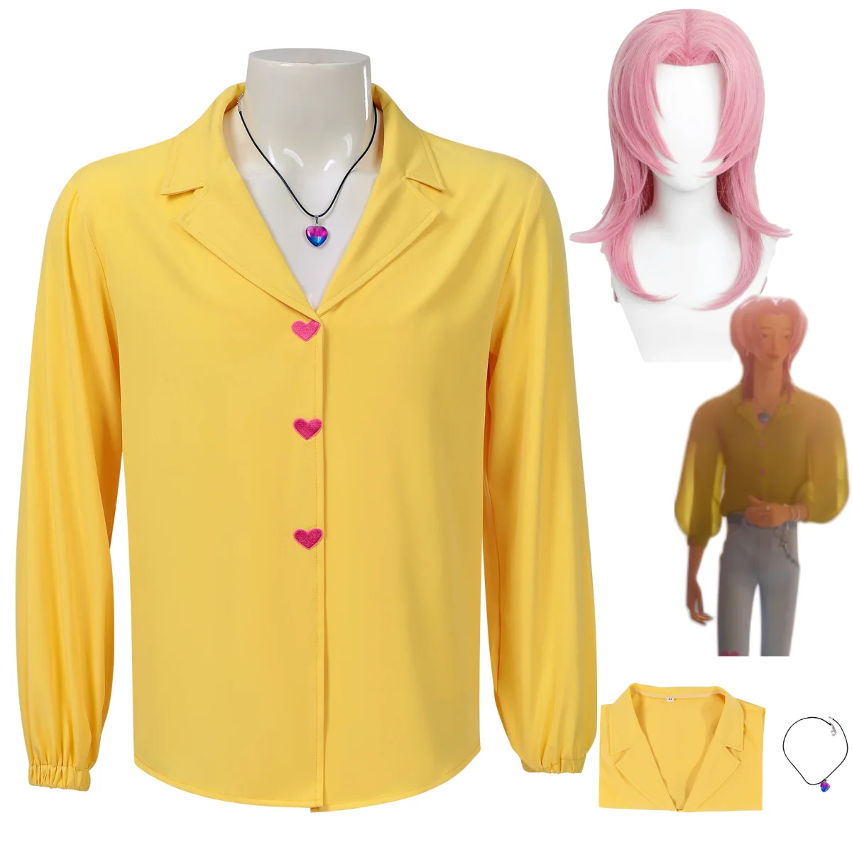Women'S Yellow Accessories - Anime Films Saja Jongens Jongens Soda