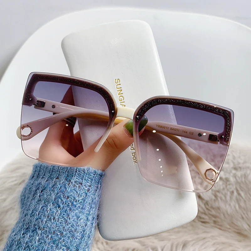 Sunglasses Oversized Square - Oversized zonnebrillen voor dames en heren,