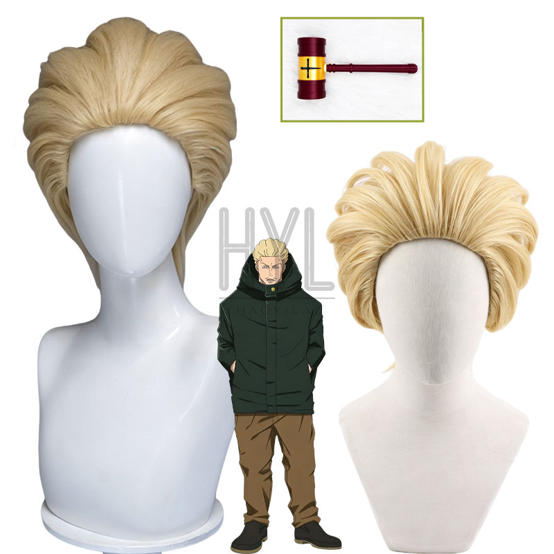 Women'S Yellow Accessories - Anime Hakari Kinji Cosplaypruik Geel Kort