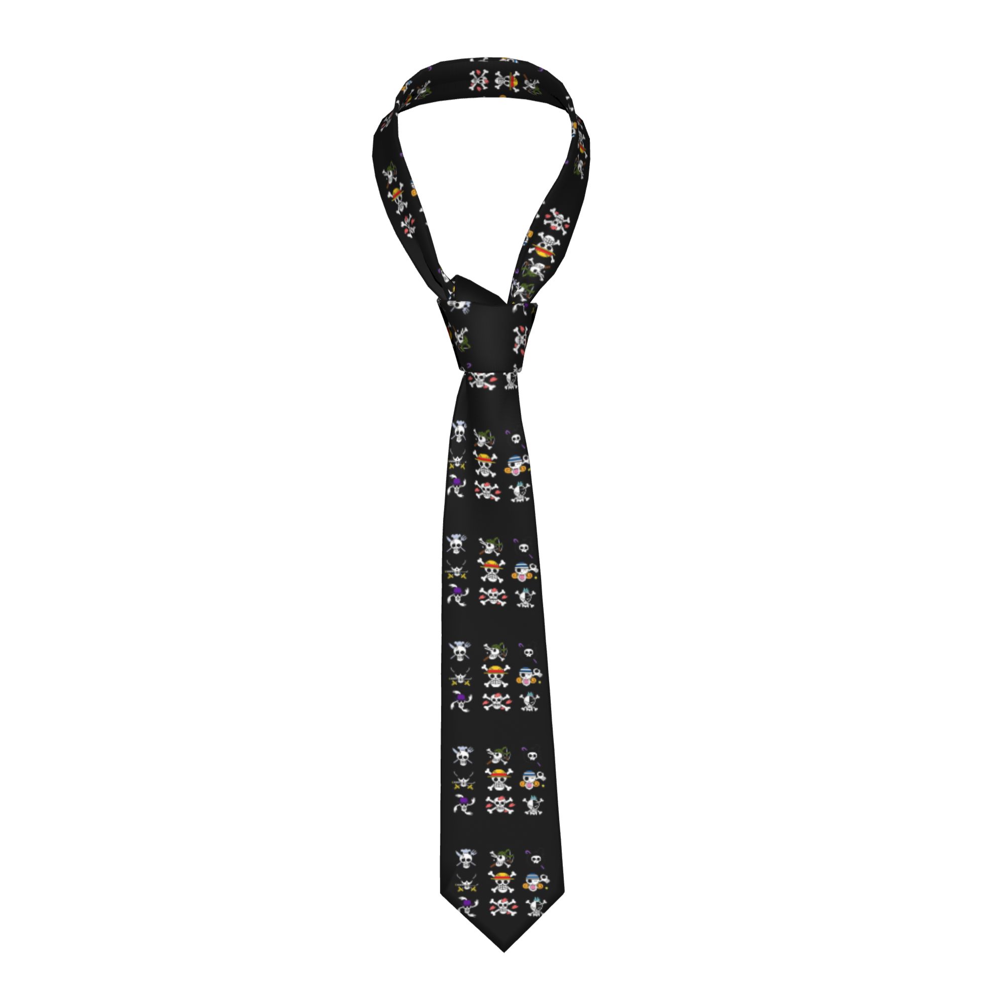 Women Accessories Business - Stropdas met piratenvlaglogo, 90s collectie, heren,