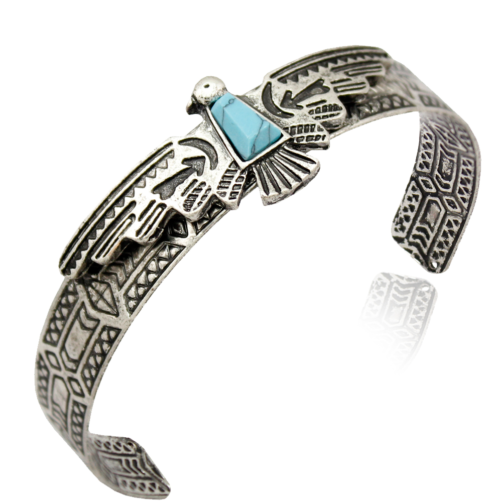 Women'S Eagles Accessories - Vintage Verguld Tribal Antiek Carve Arendarmbandjes