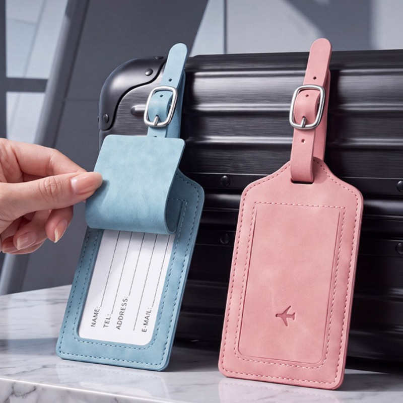 Women Accessories Name - 1PC PU Lederen Bagage Label Dames