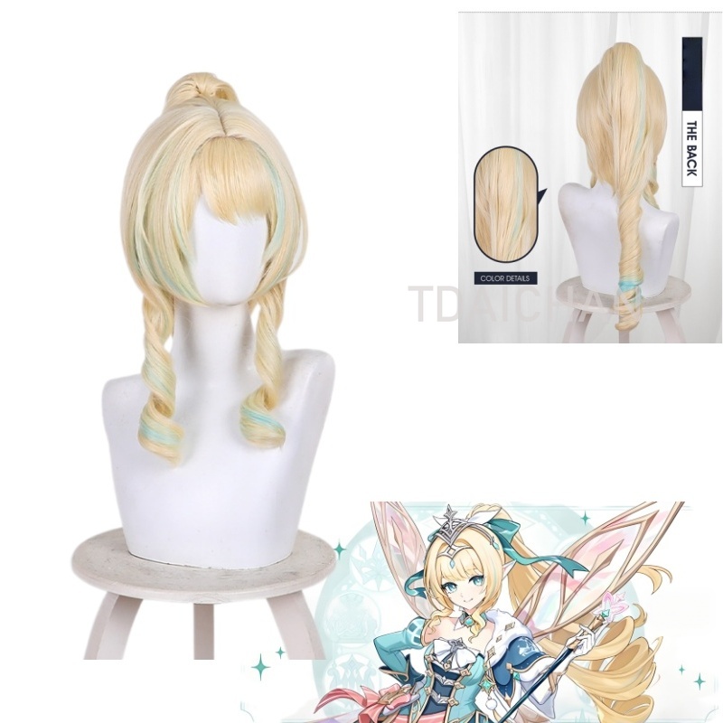 Women'S Yellow Accessories - Nieuwe Genshin Impact Vesna Cosplay Pruik