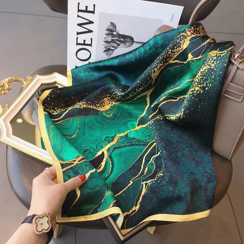 Women Accessories Brands - 70x70 cm Vrouwen Sjaal Zijde Gevoel