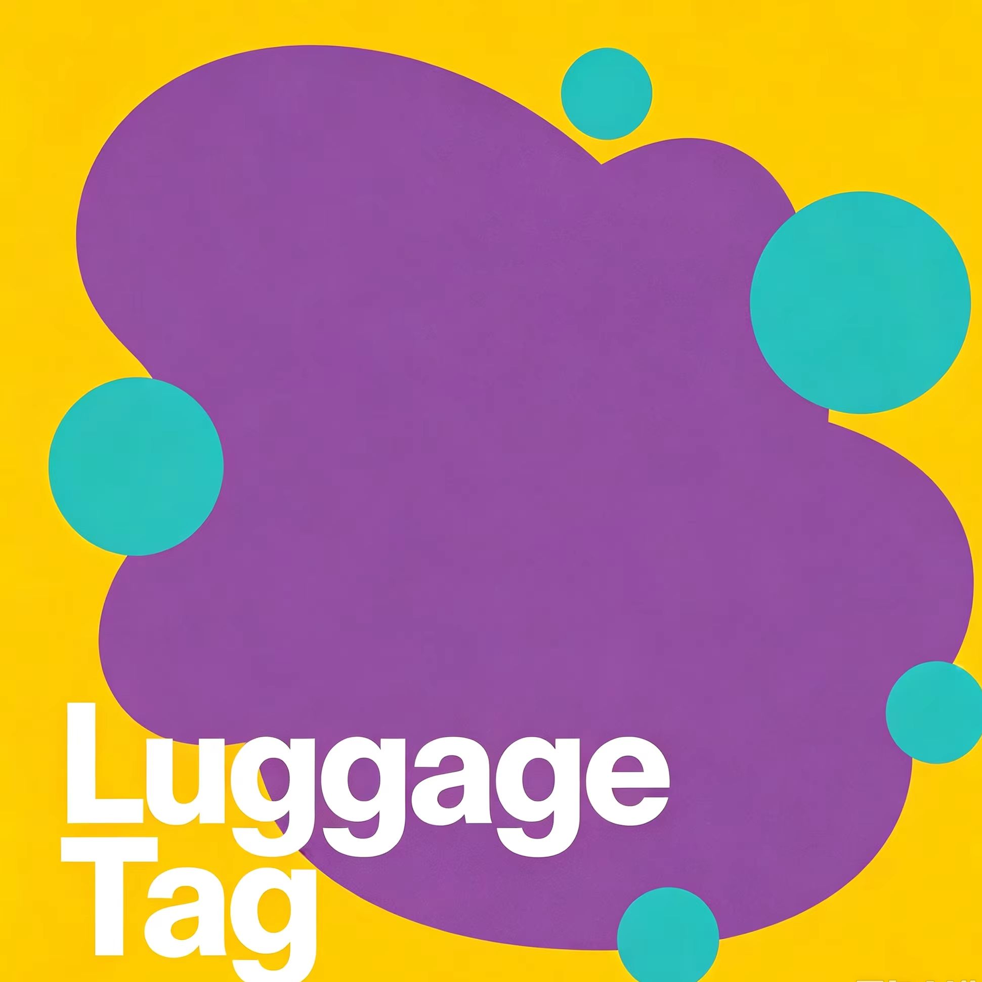 Leuke, creatieve bagagelabel v - Women Accessories Name recensie en prijs