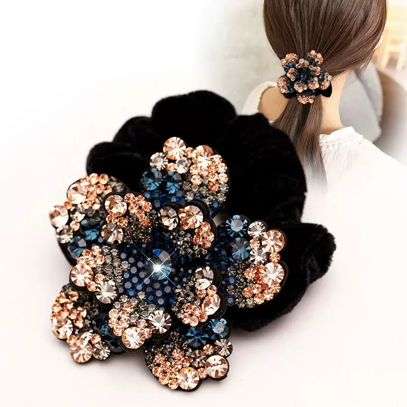 Vrouwen Strass Scrunchies Fluw - Hair Tie Velvet recensie en prijs