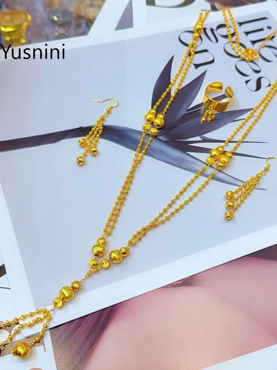 Nieuwe modieuze luxe Dubai 24K - Women Accessories Gift Set recensie en prijs