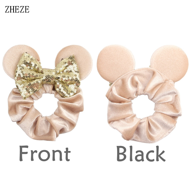 1pc Muis Oren Haar Scrunchies  - Hair Tie Velvet recensie en prijs