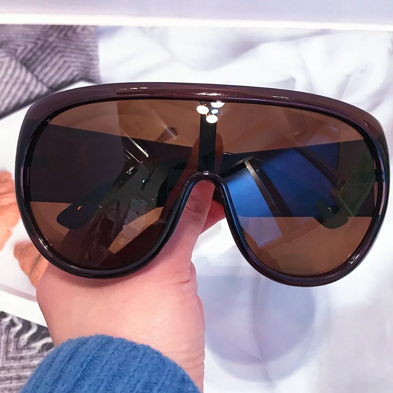 Y2k One Piece Oversize Shield  - Sunglasses Oversized Square recensie en prijs