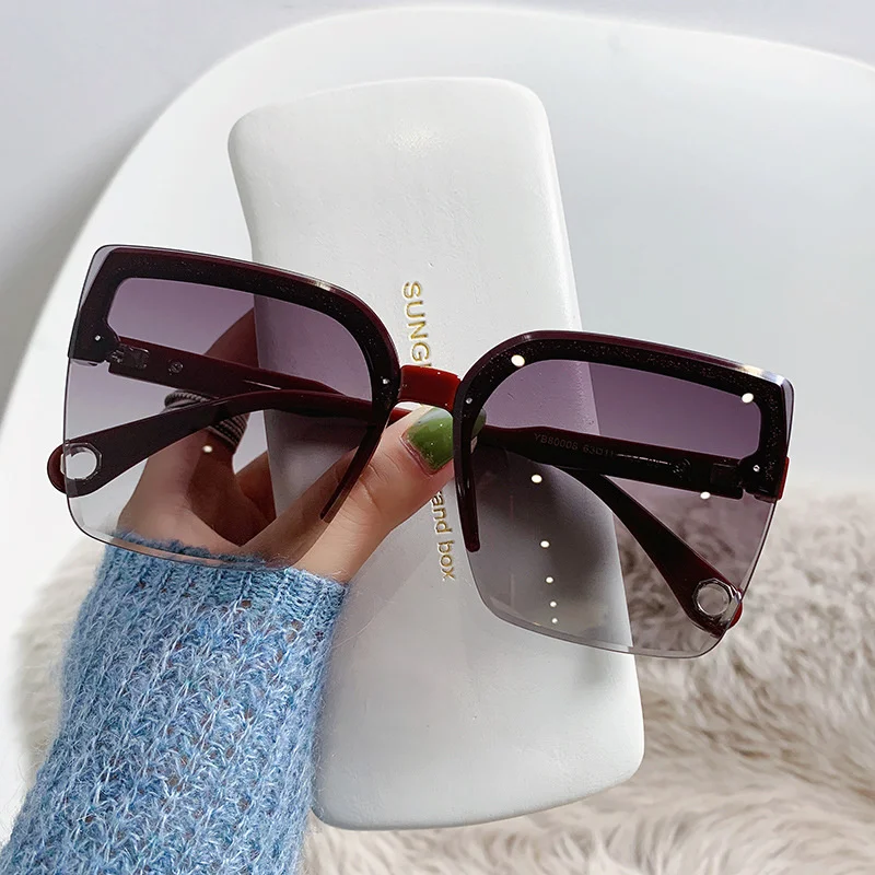 Oversized zonnebrillen voor da - Sunglasses Oversized Square recensie en prijs