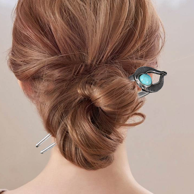 Egypte Turquoise U-vorm Haarvo - Women Accessories Egypt recensie en prijs