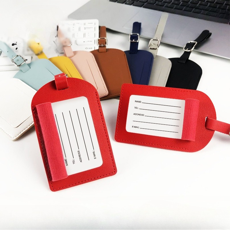 1PC PU Lederen Bagagelabel Kof - Women Accessories Name recensie en prijs