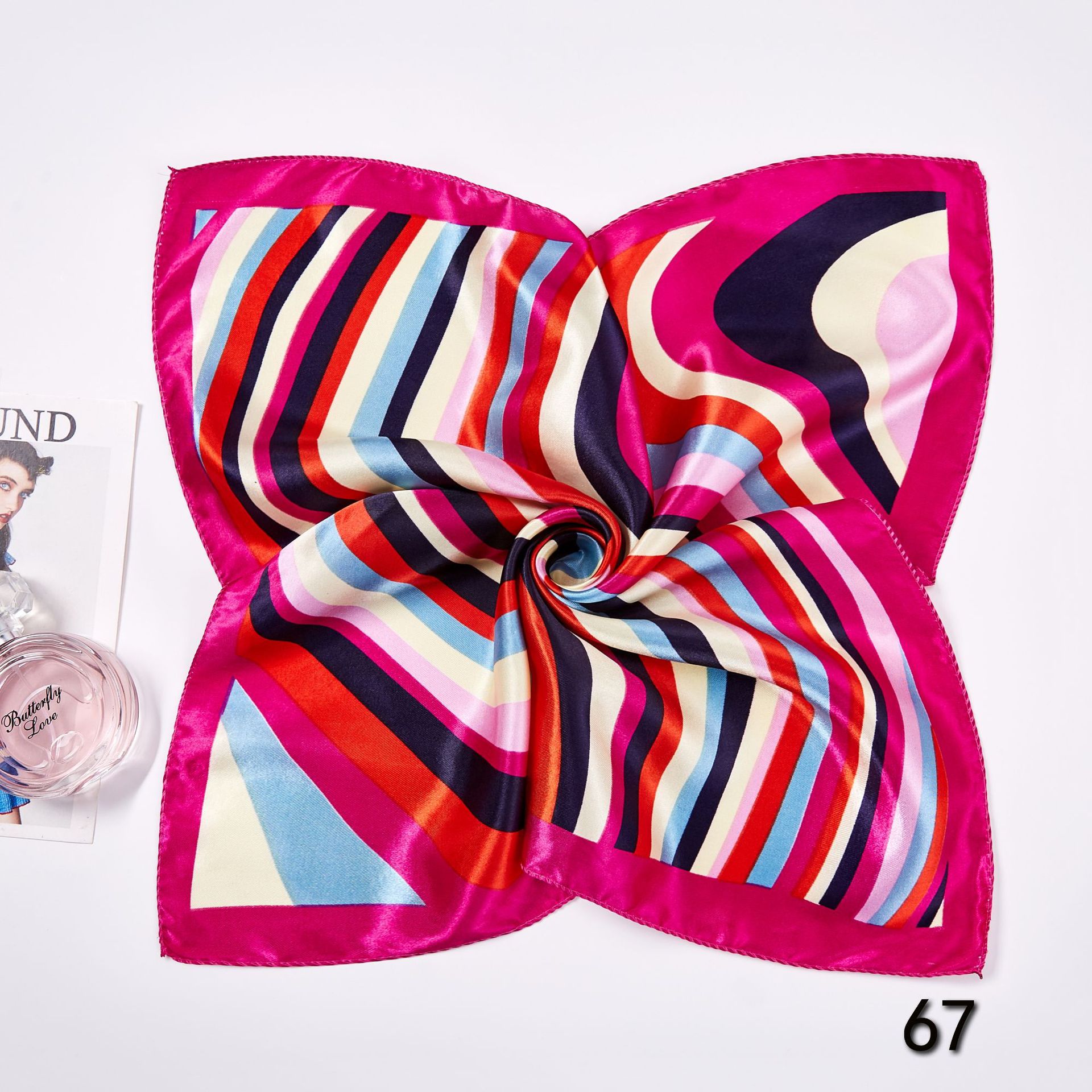 50*50 cm Vierkante Zijden Sjaa - Women Accessories Business recensie en prijs