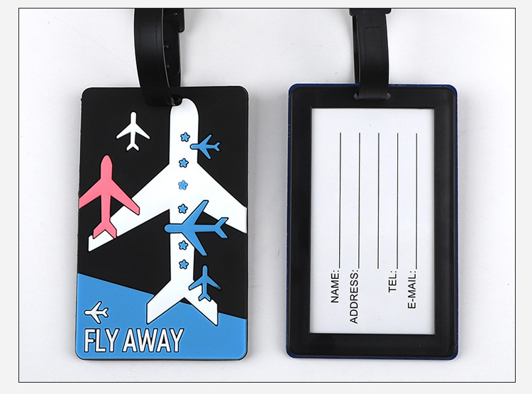 1pc Cartoon Dier PVC Bagagelab - Women Accessories Name recensie en prijs