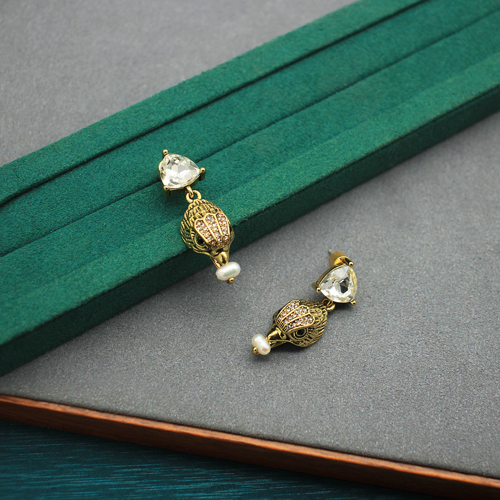 Vintage Eagle Head Stud Oorbel - Women'S Eagles Accessories recensie en prijs