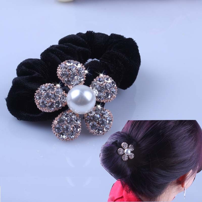 1 PC Zwart Fluwelen Scrunchies - Hair Tie Velvet recensie en prijs