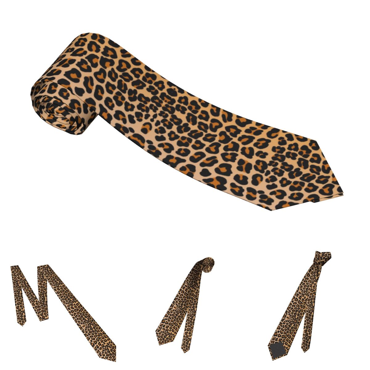 Luipaard Heren Stropdas Slank  - Women Accessories Business recensie en prijs