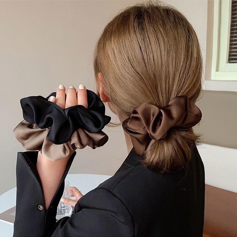 Koreaanse vrouw grote elegante - Hair Tie Velvet recensie en prijs