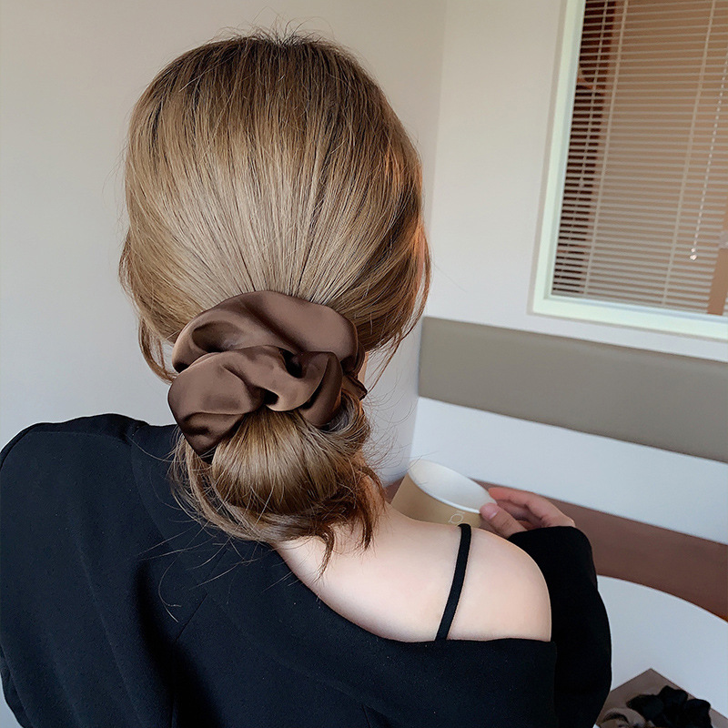 Koreaanse vrouw grote elegante - Hair Tie Velvet recensie en prijs