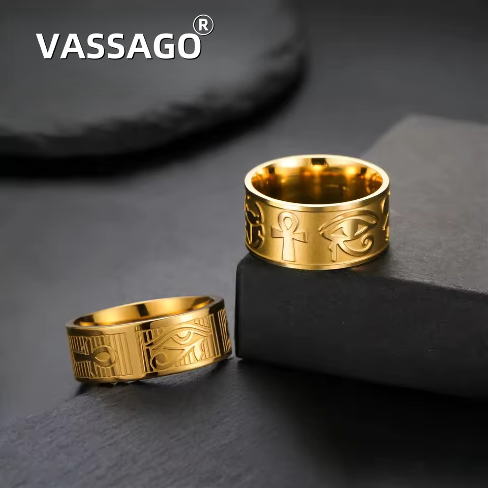 VASSAGO Rvs Ankh Cross Ring Ou - Women Accessories Egypt recensie en prijs