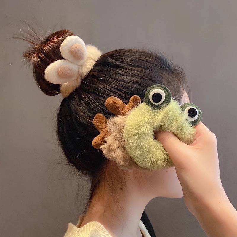 Pluche Bunny Scrunchies 1Pc Wi - Hair Tie Velvet recensie en prijs
