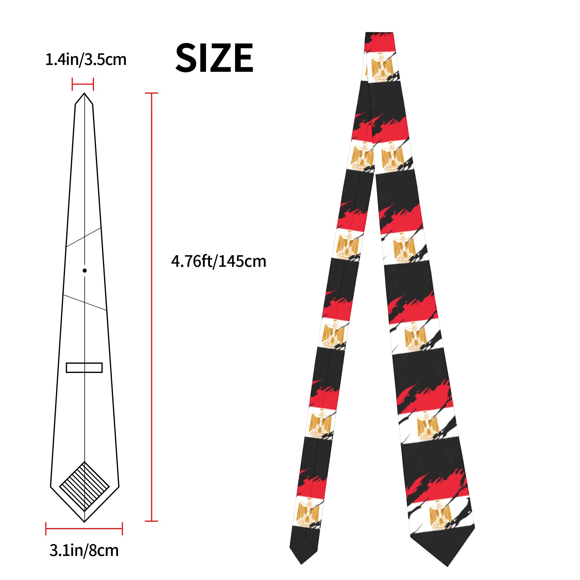 Egypte Egyptische vlag stropda - Women Accessories Egypt recensie en prijs