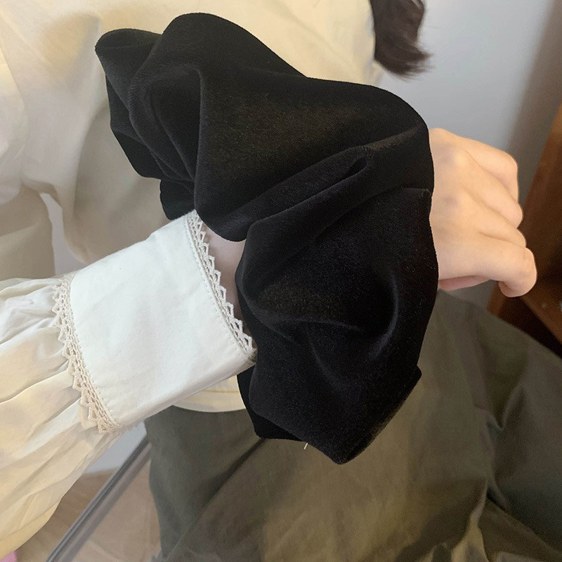 Oversize Zwart Fluwelen Scrunc - Hair Tie Velvet recensie en prijs