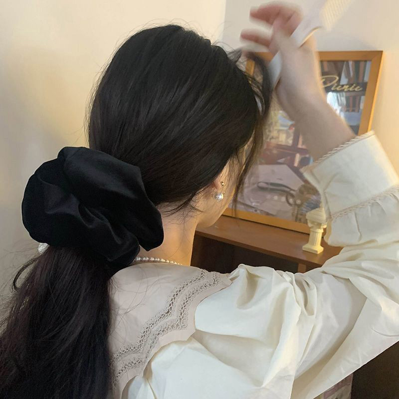 Oversize Zwart Fluwelen Scrunc - Hair Tie Velvet recensie en prijs
